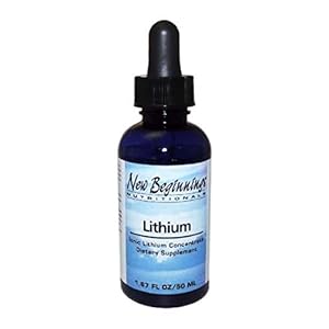 Ionic Lithium Concentrate Dietary Supplement 50ml by New Beginnings Nutritionals
