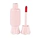 VinBee 12 Pcs Lip Gloss Tubes DIY Empty Candy Shape Lipstick Containers with Brush Reusable Sample Bottles (Pink)