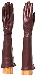 Parisi Gloves - Italian Lether Gloves 40cm Long - unlined - 8Psf (7½, bordeaux)