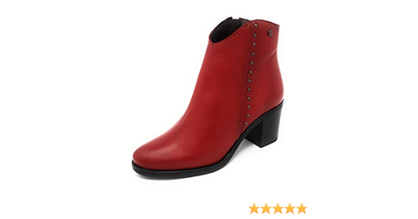 PEPE MENARGUES, Botin para Mujer EN Piel, Rojo (36 EU, Rojo) : Amazon.es:  Zapatos y complementos