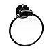 Retro Industrial Pipe Hand Towel Holder Wall Mount Round Towel Rack Bathroom Décor