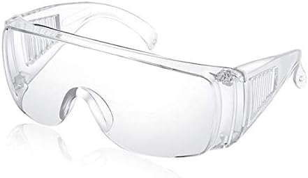 YouCut 1Pcs Protective Goggles Safety Glasses EyeWear, Dust-Proof Breathable Splash Resistant for Men Women Children (Adult-6.3*6*3.64in)