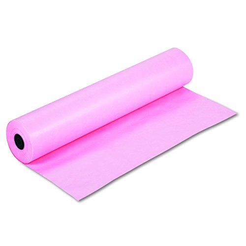Pacon Rainbow Lightweight Duo-Finish Kraft Paper Roll, 3-Feet By 1000-Feet, Pink (63260)