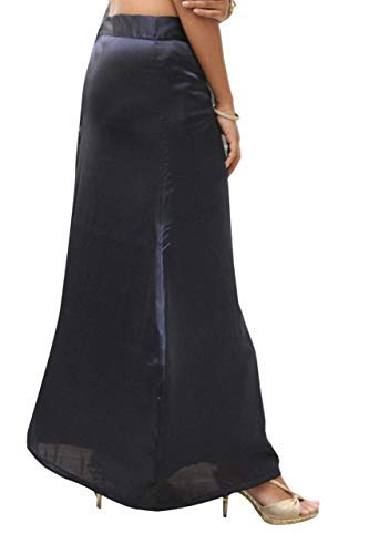 s.k. textiles women's satin cancan 3 layered petticoat (scc3l003nb101s, navy blue, medium)