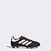 adidas Unisex-Kid's Goletto VI Firm Ground Football Shoe, Black/White/Scarlet, 4 M US Big Kid