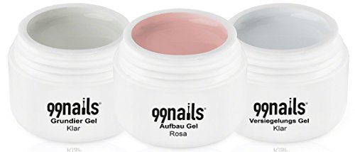 99NAILS 3phasen Gel Set Pink Pack of 3 x 15ml)