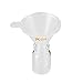 3 Pack Bundle - 1g Twist Snuff Bullet Nasal Sniffers (Glass and Acrylic) w HumanFriendly Micro Funnel