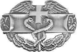 Combat Medic Lapel Pin or Hat Pin (Silver Finish)