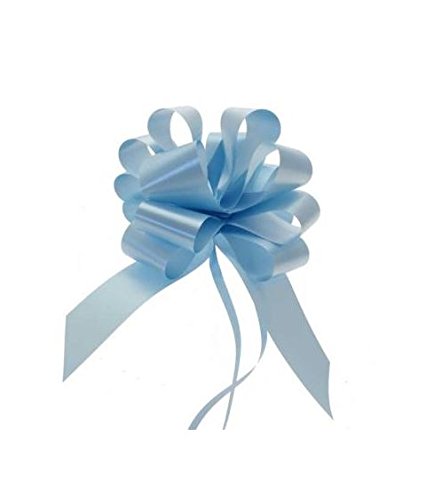 light blue gift basket