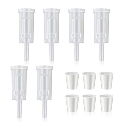 Fermentation Airlock, 6 Pack Brewing Airlock Wine Airlock Beer Airlock