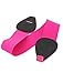 Allegra K Interlock 8-shaped Faux Leather Buckle Elastic Belt for Lady Pink One Size
