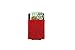 NOMATIC Red Slim Minimalist Wallet- Everyday Carry Card Holder- Keys, Cash, Coin