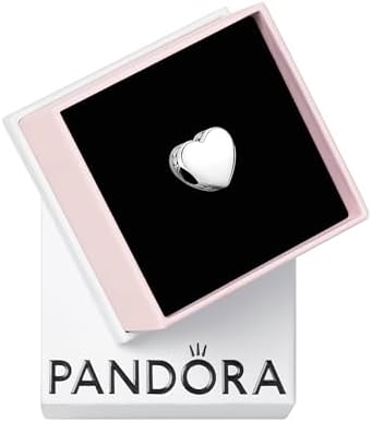 Amazon.com: PANDORA Beaded Open Heart Charm - Compatible Moments