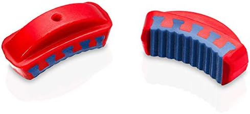 KNIPEX 2 works of Two-Component Plastic Inserts for 81 11 250 / 81 13 250, 81 19 250 V02, Red - Image 3