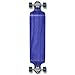 Yocaher Blank/Checker Complete Drop Down Skateboards Longboard Black Widow 80A Grip Tape Aluminum Truck ABEC7 Bearing 70mm Skateboard Wheels