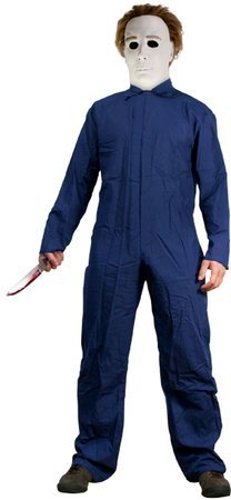 PMG Halloween Michael Myers Kostüm Set für Erwachsene inkl. Kunstblut und Messer ohne Maske