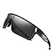 TOREGE Polarized Sports Sunglasses for Man Women Cycling Running Fishing Golf TR90 Fashion Frame TR16 Warrier