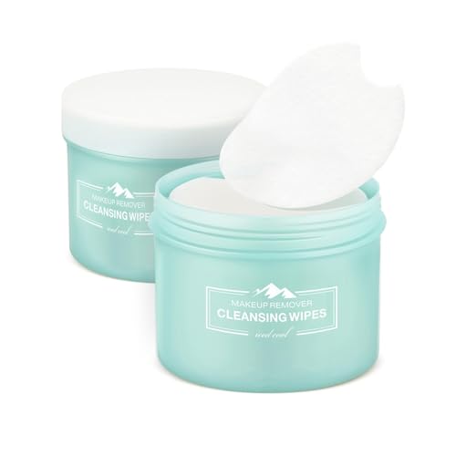 200Pcs Pre-Moistened Face Makeup Remover Wipes, All-In-One Facial Cleansing & Hydrating, No-rinse Makeup Remover Wipes, Alcohol-Free, Gentle Formula for Sensitive Skin, Quick & Easy Makeup Removal