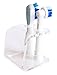 Seemii Electric Toothbrush Head Holder. Oral B Toothbrush Head Stand for 1, 2, 3 or 4 Electric Toothbrush Heads, White or Clear Head Holder, Fits Oral-B Heads (Does not fit iO Heads)