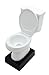 Decade Awards White Toilet Bowl Loser Trophy | Last Place Award | 6 Inch Tall - Free Engraved Plate on Request