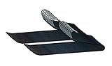 Rubber Coated Hangers – 12 Pack Non-Slip Black Hangers for Clothes – Premium Quality Materials – Sturdy Design – Easy Slide & Rubber Protected – Slim to Save Closet Space