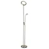 B.K.Licht I LED Vloerlamp I staande lampen voor binnen I dimbaar I glas I metaal I staanlamp met 2 lichts I leeslamp I…