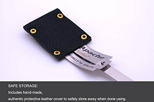 Hand Crafted Bread Lame with 5 Blades Included by Aeaker (Leather Protective Cover A) - Thumbnail 3