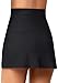 GRAPENT Women's High Waist Tulip Hem Shirring Swim Skirt Swimsuit Bikini Bottom
