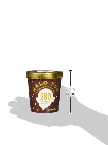 Halo Top Light Ice Cream, Mocha Chip, 16 oz (Frozen) - Thumbnail 5