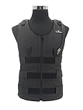 COMPCOOLER UniVest ICE Water Cooling System, Outerwear Cooling Vest Design, Liquid Circulation Body Cooling, 2L Detachable Bladder, DC7.4V Battery Operated (M/L, Black)