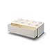 ROOM Copenhagen Lego Storage Brick 8 Desk Drawer, 8-Stud Stackable Tabletop Storage Box, 12.4 x 6.2 x 4.4 in, White