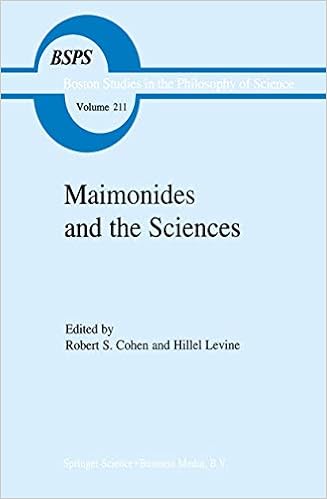 Amazon Com Maimonides And The Sciences Boston Studies In The Philosophy And History Of Science 211 9780792360537 Cohen Robert S Levine H Books