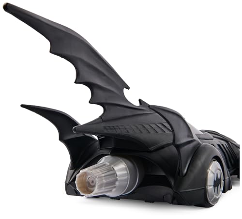 - Batman Forever - Batmobile + Figurine Batman Retro Collection - Figurine Articulée - Créez Vos Propres Combats Masqués - Super Héros - Jouet À Collectionner - Jouet Enfant 4 Ans Et +