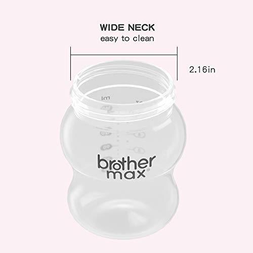 Brother Max Breastmilk Baby Bottles for Breastfed Babies, Breastfeeding