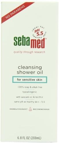 PHYSICIAN LABORATORIES Sebamed Cleansing Shower Oil, 6.8 Fluid Ounce