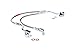 Rough Country - 89310S - Front Extended Stainless Steel Brake Lines for 4-6-inch Lifts for Ford: 80-96 Bronco 4WD, 80-83 F100 4WD, 80-96 F150 4WD
