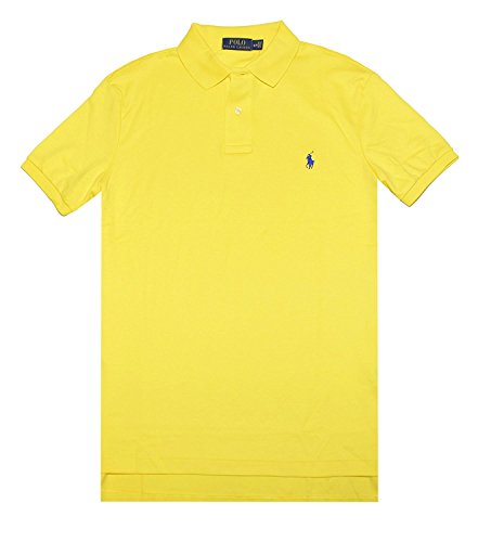 Polo Ralph Lauren Men's Medium Fit Interlock Polo Shirt-Liquid Blue