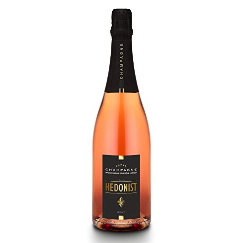 Hedonist® Champagner Rosé 0,75 L | 100% Pinot Meunier | edles Design | feine Aromen | exklusiv aus Leuvrigny, Frankreich