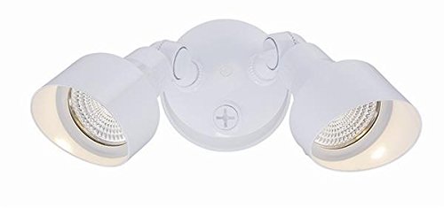 Acclaim LFL2WH LED FloodLights Collection 2-Light Outdoor Light Fixture, Gloss White