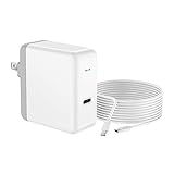 Onforu 61W USB C Power Adapter, Power Delivery Fast Wall Charger, Compatible with MacBook Pro 13-in 2016, 2017, 2018, UL Listed. (6.6ft USB C-C Cable Included)