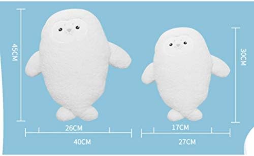 Amazon ぬいぐるみ アザラシ 白 抱き枕 38cm ふわふわ 癒やし かわいい キャラクター お誕生日 クリスマス 記念日 プレゼント 女の子 男の子 縫い包み だきまくら 柔らかい クッション 置物 お祝い 飾り ぬいぐるみ おもちゃ