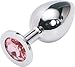 Great Gift Idea: Valentine 'S/Birthday Gift ~ Stainless Steel Attractive Butt Plug Anal Jewelry Small (Baby Pink)