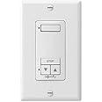 somfy DecoFlex Wirefree RTS Wall Switch, 1-Channel, White (1810897)