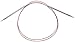 ChiaoGoo Red Lace Circular 47-inch (119cm) Stainless Steel Knitting Needle; Size US 1 (2.25mm) 7047-1