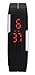 USPRO® Fashion LED Watch Novelty Sports Silicone Digital Bracelet Black with Very Creative Plastic Band