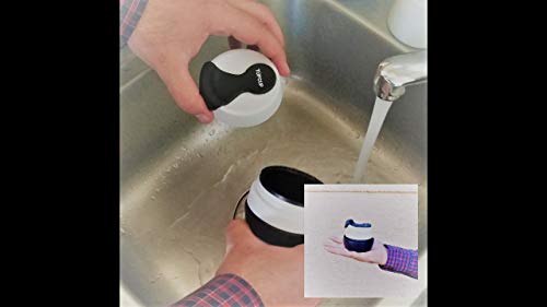 Tufcup Portable Spittoon Bottle for Chewing Tobacco - Reusable Spit Dipping Cup with Lid - Collapsible, Spill Resistant, Leak Proof Travel Spitter - Silicone Body - Fits Most Cup Holders, 17 Oz, Black - Thumbnail 6
