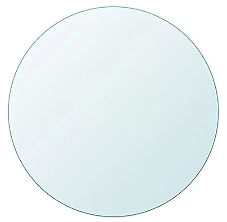 AEVOBAS Stabile Tischplatte aus gehärtetes Glas, ideal für Esstisch, Couchtisch, Gartentisch (70cm)