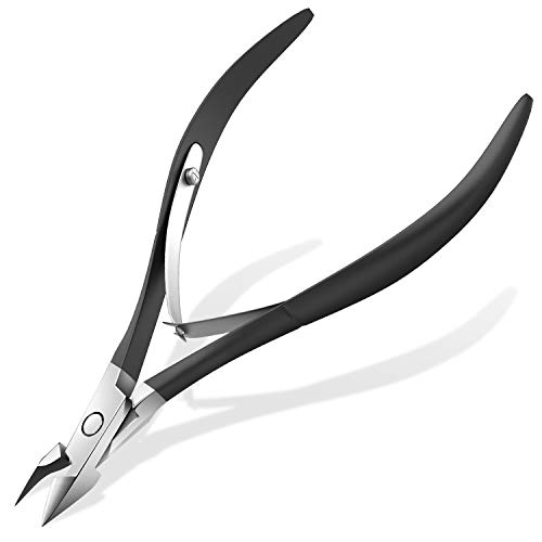 Cuticle Nippers Cuticle Cutter - Professional Stainless Steel Cuticle Trimmer Remover Scissors Nail Clippers Pedicure Manicure Tools by INFELING