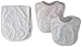 Little Me Baby Girls' 3 Piece Bib and Burp Set