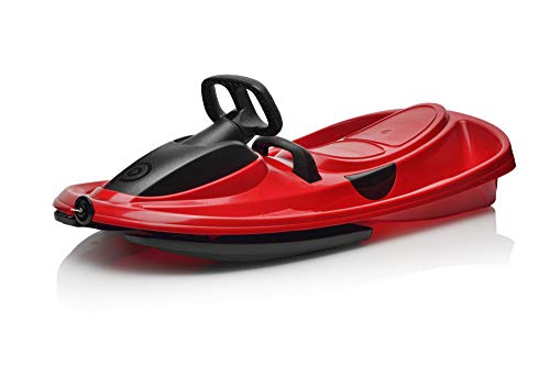 Gizmo Riders Plastkon Stratos 41104201 Children's Steering Sledge/Racing Red/One Size
